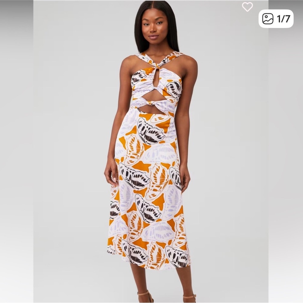 For Love And Lemons Esmeralda Midi Dress